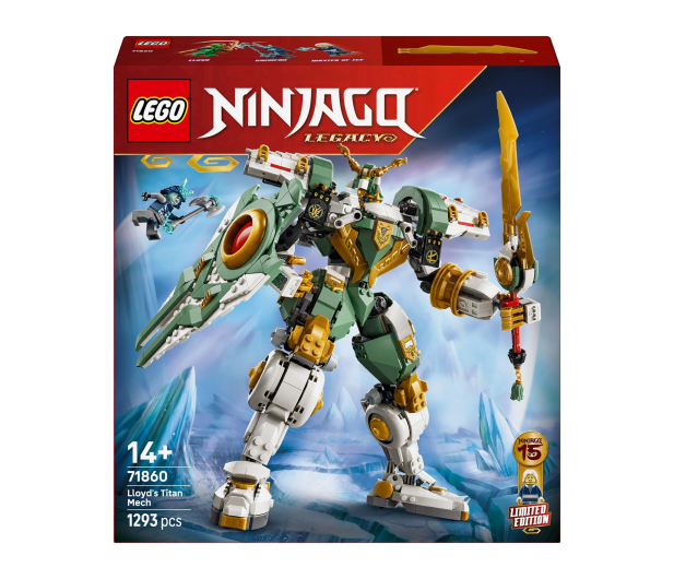 LEGO NINJAGO 71860 Tytanowy mech Lloyda — 15. rocznica - 1488455 - zdjęcie